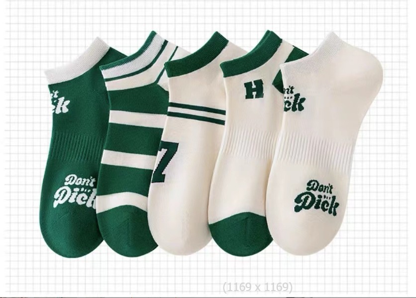 Womens Short Summer Cotton Low-Top Sports Boat Socks